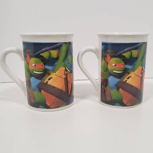 Teenage‎ Mutant Ninja Turtles Mug  Viacom 2016 Set of 2